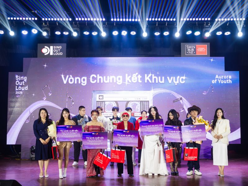 Top 6 thí sinh xuất sắc nhất tại Hà Nội giành vé vào Vòng Chung kết Toàn quốc Sing Out Loud 2025